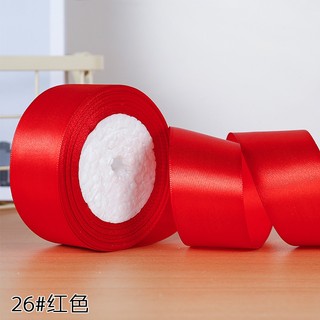Cuộn Ruy băng vải lụa satin bản 4cm dài 22m