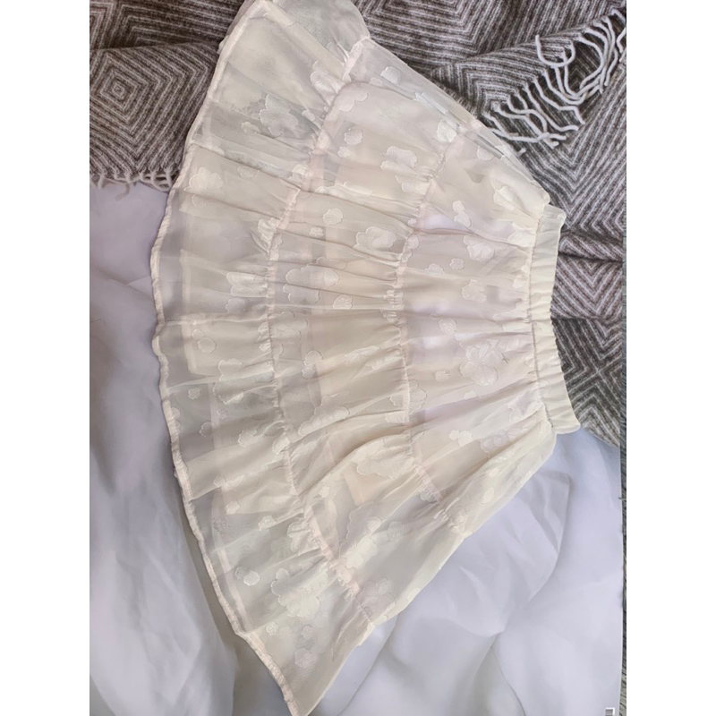 Set chân váy voan gấm cho bé gái