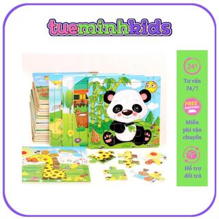 Combo Tranh Ghép Hình Puzzle Cho Bé Phát Triển Trí Thông Minh