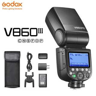 Đèn Flash Godox V860III N for Nikon kèm tản sáng nhựa ommi bounce