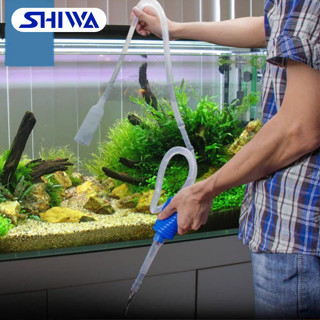 Ống Bơm Tay Hút Đáy Thay Nước Hồ Cá - Dụng Cụ Bơm Hút Cặn Vệ Sinh Bể Cá Tiện Lợi Size 1m7, 2m1 - SHIWA
