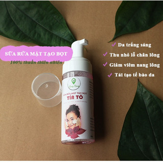 Sữa rửa mặt tạo bọt tía tô | leng Keng Farm