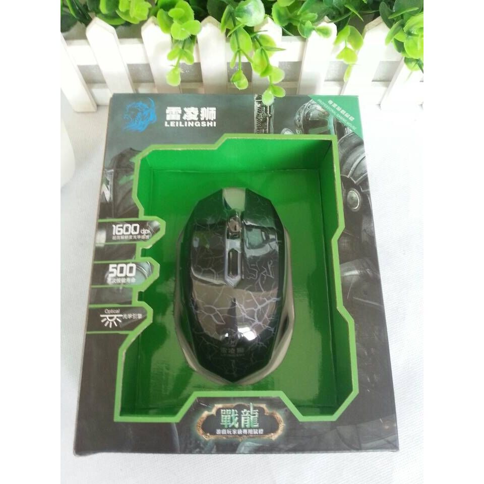 Chuột Có Dây Phát Sáng 6D Wrangler Gaming