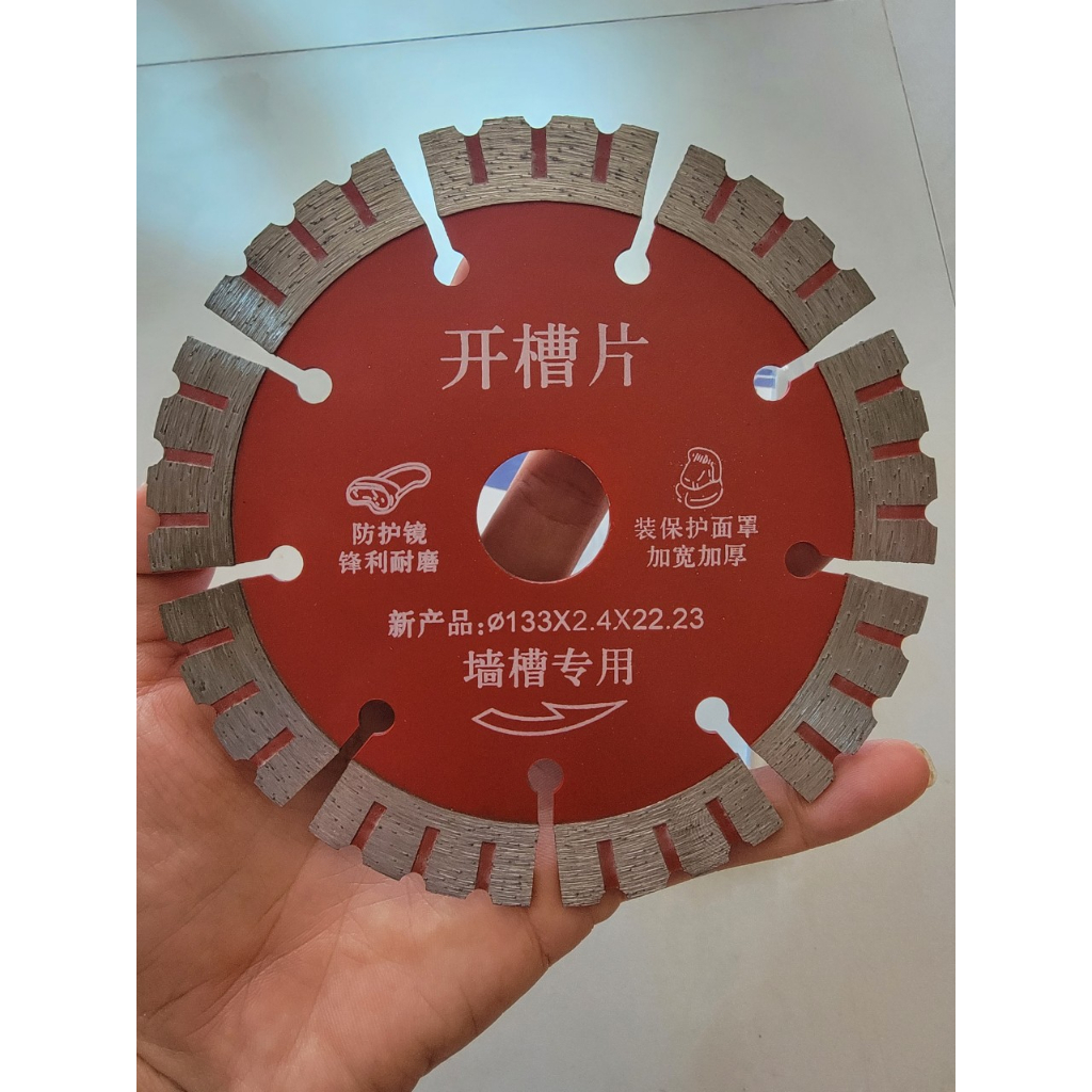 Phi 133, Lưỡi Cắt RãnhTường, Cắt Gạch phi 133mm
