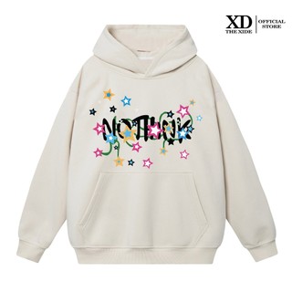 Áo Hoodie nỉ The Xide áo in chữ NUTNIK nhiều sao form unisex nam nữ chất nỉ bông dày dặn