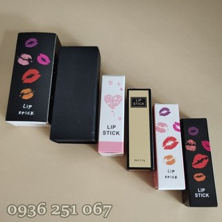 (Nhiều mẫu) Hộp giấy đựng son thỏi _ Hộp ngăn kéo - Dụng cụ làm son handmade.