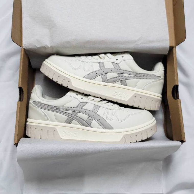 Giày Thể Thao Asics Court MZ Xám Kem