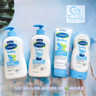 [Air US]Sữa tắm gội Cetaphil Baby chai vòi 399 ml (Mẫu mới)