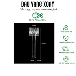 Đầu lọc váng xoay acrylic