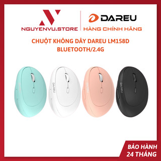 Chuột không dây dareu lm158d | bluetooth/2.4g - hàng chính hãng