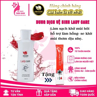 Dung dịch vệ sinh Lady Care Linh Hương làm sạch nhẹ nhàng khử mùi hôi bảo vệ vùng kín 150ml