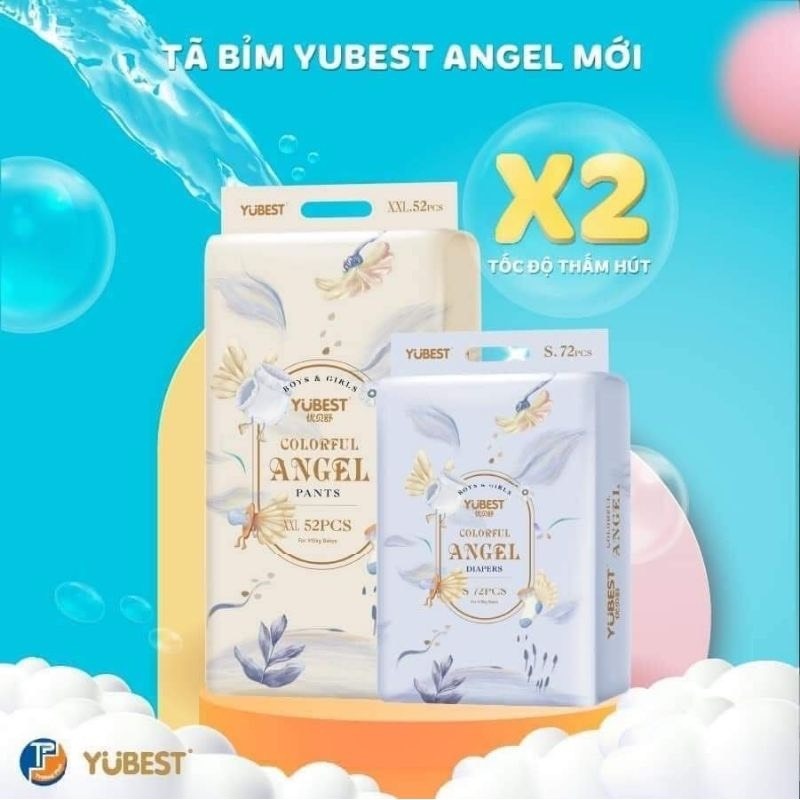 ( MẪU MỚI) BỈM QUẦN/ DÁN YUBEST ANGEL S72, M66, L60, XL54