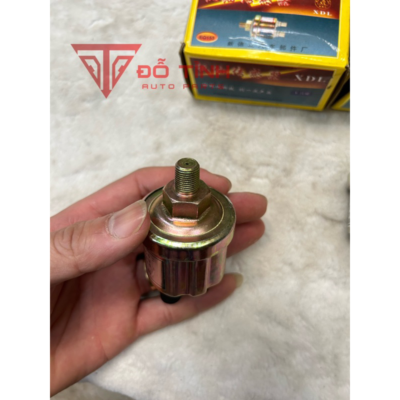 Cảm biến báo nhớt EQ 153 ren 10-13. Núm báo nhớt xe tải, máy công trình…