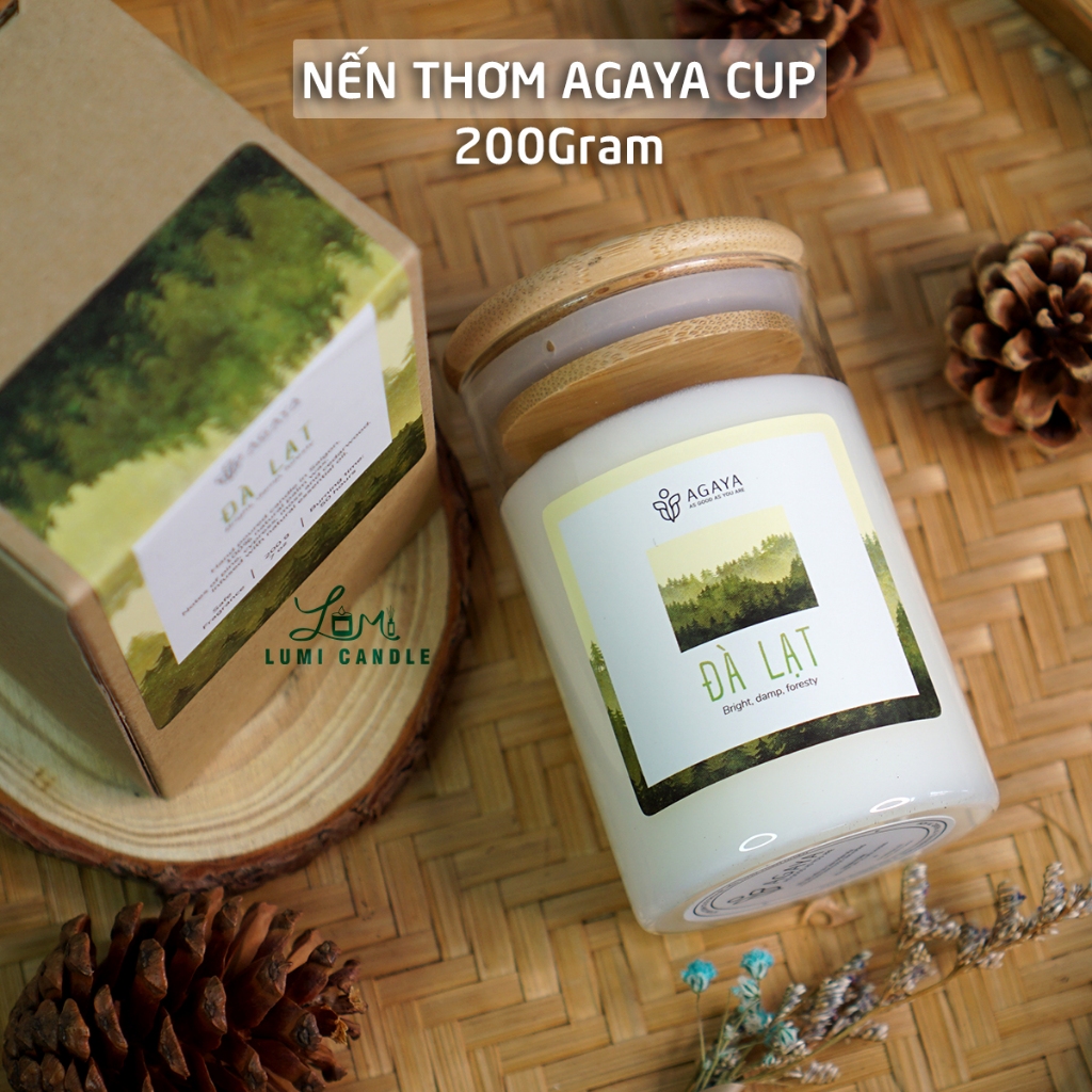 [200G] Nến Thơm Candle Cup / AGAYA Cup - Lumi Candle