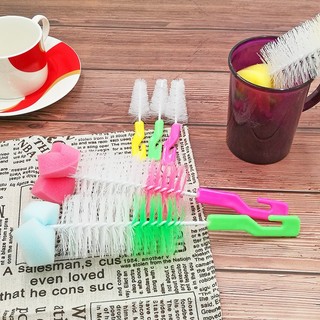 Que rửa bình sữa, cốc cây rửa ly bằng sợi cước