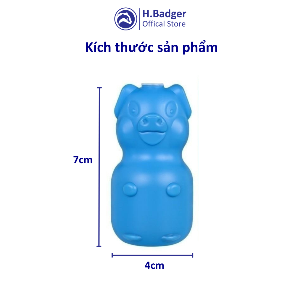 Lọ thả bồn cầu hình con lợn, lọ tẩy bồn cầu hình con heo