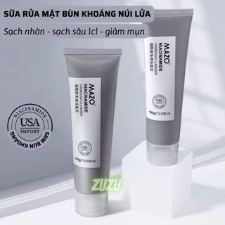 SỮA RỬA MẶT TẠO BỌT BÙN KHOÁNG NÚI LỬA GIẢM MỤN ĐẦU ĐEN ĐIỀU TIẾT DẦU THU NHỎ LỖ CHÂN LÔNG SamBeauy