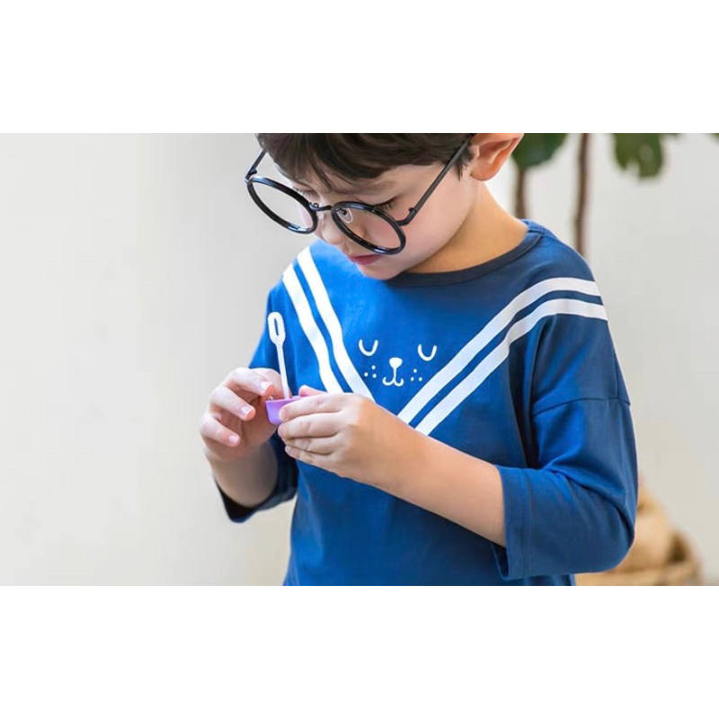 Bộ Thun Cotton Lửng Kiểu Dáng Hàn Quốc Cho Bé Trai, Bé Gái Hãng Barpupapa