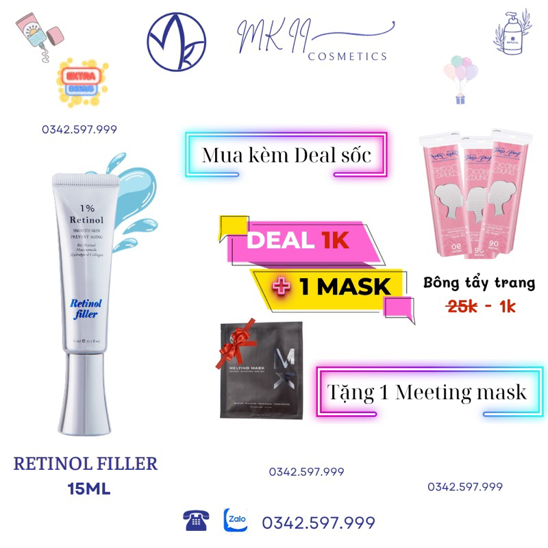 Retinol Filler kem chống lão hoá da - Mỹ phẩm MKII