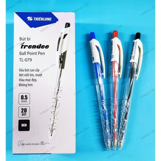 Thiên Long [05c ] TL079 Bút Bi TRENDEE 0.5mm Mực Xanh, Đen và Đỏ.