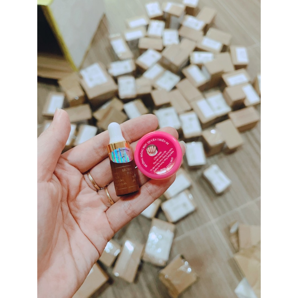 Combo 1 serum và 1 dưỡng móng đánh bay nấm móng, hư khóe, bọng móng và giúp móng nhanh dài cứng cáp