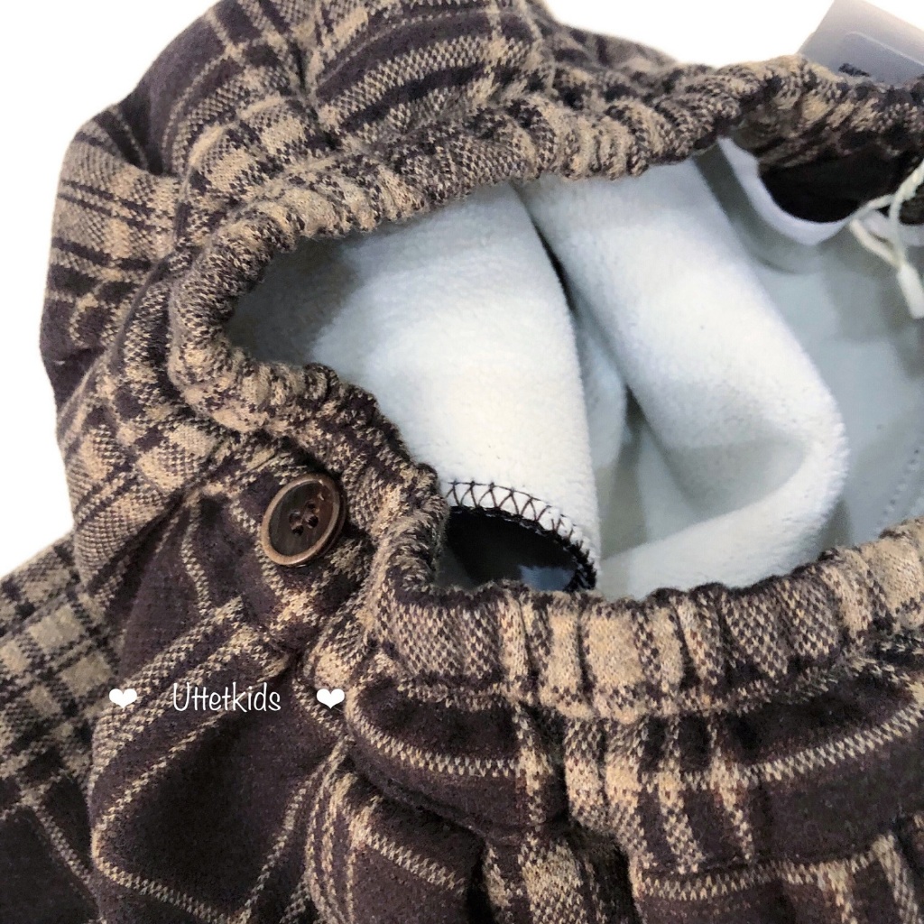 QUẦN CARO LÓT NHUNG PHONG CÁCH HÀN QUỐC RẤT ĐẸP CHO BÉ GÁI VÀ BÉ TRAI