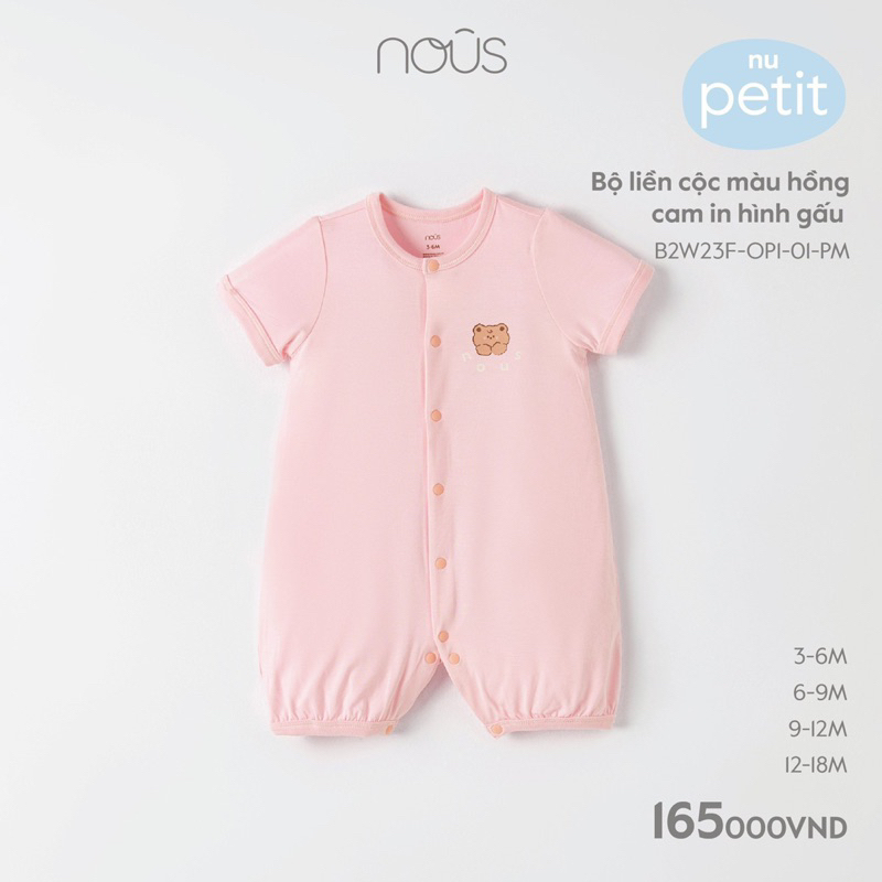 Nous body cộc cho bé yêu mỏng mát đa dạng màu sắc bé trai, bé gái, sơ sinh