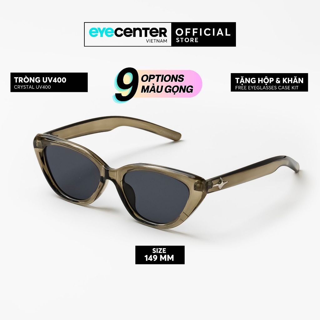 Kính mát nữ chính hãng EYECENTER S44S nhựa dẻo siêu nhẹ nhập khẩu by Eye Center Vietnam