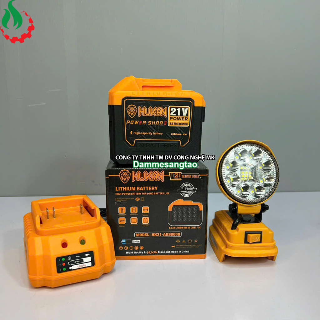 Pin 21V Hukan HK21-ABS8000 8.0AH 20 cell - xả 5C