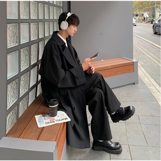 Áo Mangto Kaki Dáng Dài Nam Nữ Chất Kaki 2 Lớp Đẹp Mịn 97MEN AKD13