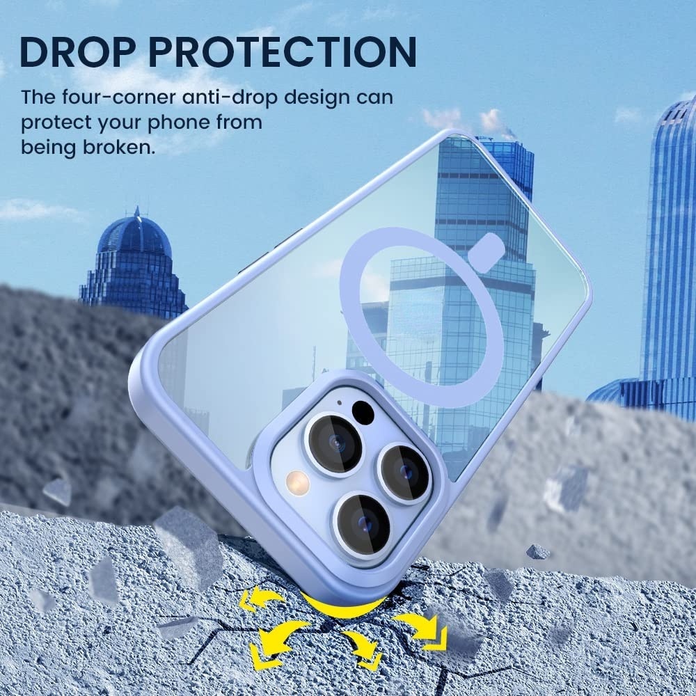Ốp Điện Thoại Từ Tính viền màu P46 KOLEAD đạt chuẩn Chống Va Đập Cho iPh 11 12 13 Pro Pro Max