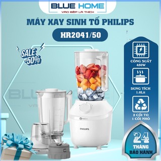 Máy xay sinh tố đa năng philips hr2041, công suất 450w, hàng chính hãng