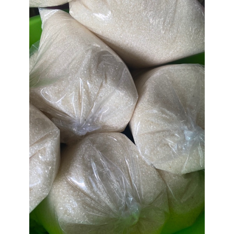 Combo 2kg Đường cát trắng hạt nhuyễn, Đường vàng ngà hạt to Thái Lan