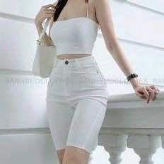 Quần kaki ngố tua lưng cao Siêutôn dáng