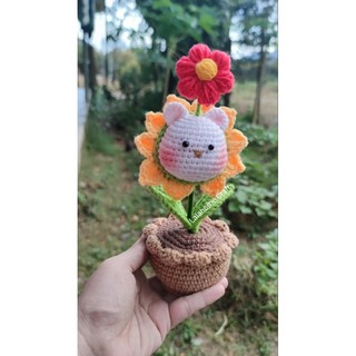 Chậu hoa bé heo bằng len (Ảnh Thật) - có nhiều phân loại để lựa chọn