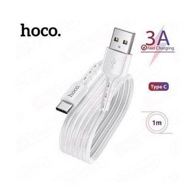 Cáp sạc 3A truyền dữ liệu Hoco DU01/X37 USB to Type-C chất liệu TPE, chống đứt dài 1m