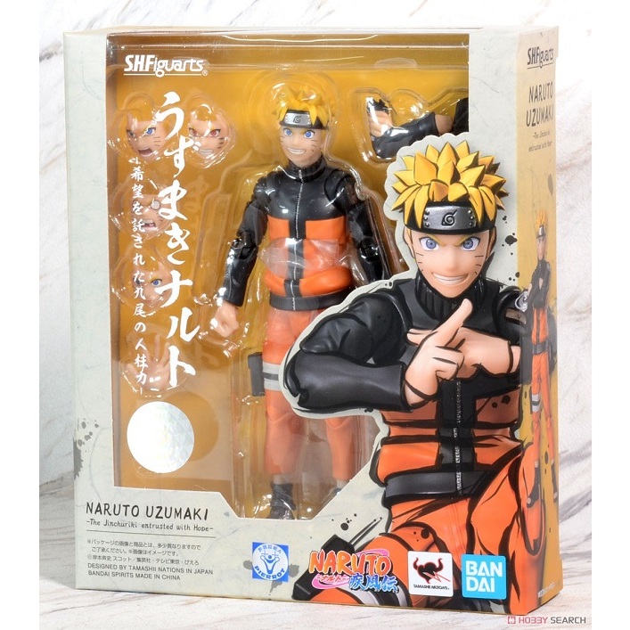 Mô hình nhân vật Uzumaki Naruto 2.0 SHF Bandai Chính hãng