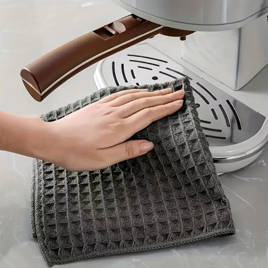 COMBO 10 KHĂN LAU CHÉN, ĐỒ DÙNG NHÀ BẾP SIÊU THẤM HÚT ĐA NĂNG - KHĂN Ô VUÔNG 25cm