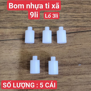Bom nhựa ti xã 9li ,pom nhựa 9li
