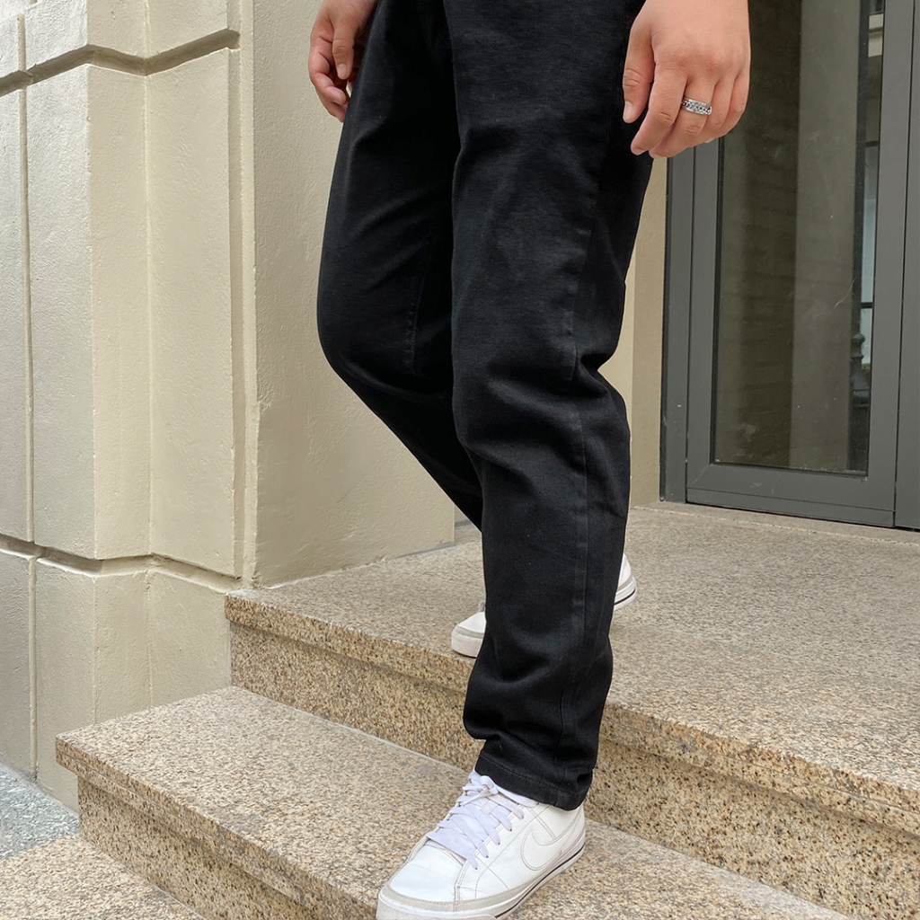 Quần Jean Trơn Đen Nam Bigsize Từ 80-130kg,Quần Jean Nam Co Giãn