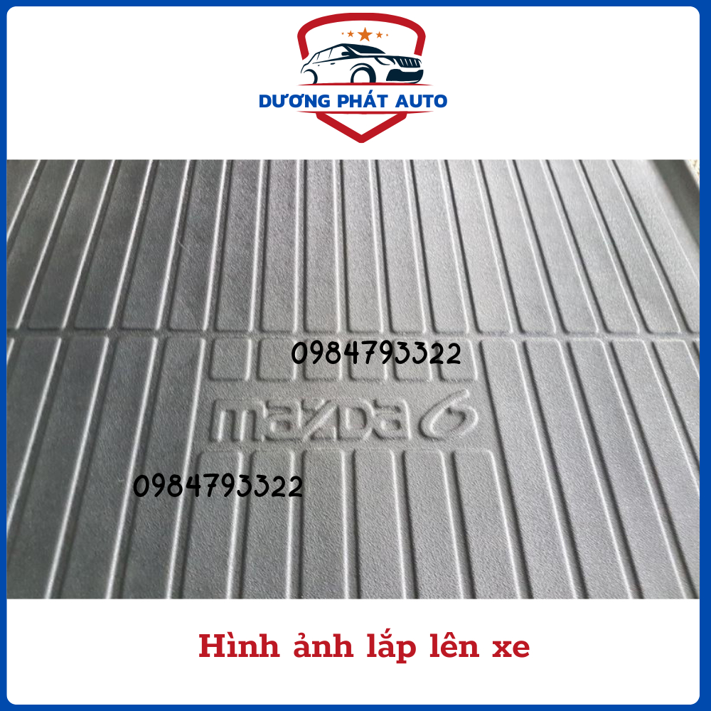 Lót Cốp Nhựa Dẻo Xe Mazda 6 đời 2014- 2023 - hàng không mùi, không thấm nước