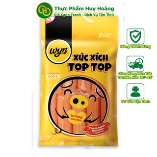 Xúc xích xông khói top top wyn bịch 500gr 10 cây