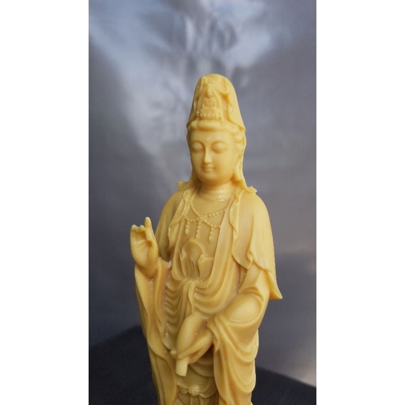 Tượng Quan Âm Bồ Tát, thờ cúng hoặc để xe ô tô, cao 20cm