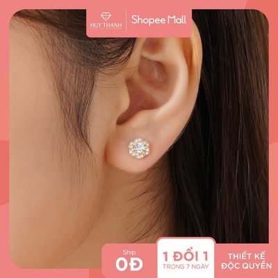 Bông Tai Nữ Vàng Tây 14K BT336 Huy Thanh Jewelry