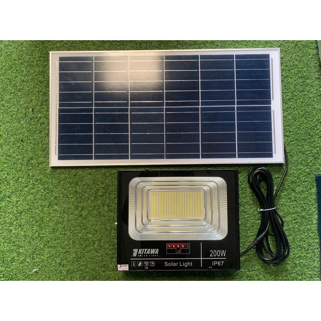 DP1200 Đèn Pha Năng Lượng Mặt Trời Kitawa 200W Ip67