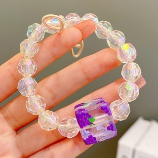 dây cột tóc siêu bền đính hột cho mẹ và bé