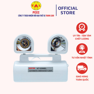 Đèn sạc chiếu sáng khẩn cấp kentom kt2200el ánh sáng trắng hàng chính hãng cao cấp thiết bị pccc thanh loan