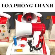 Loa phóng thanh có ghi âm phát lại rao bán hàng rong màu đỏ 004