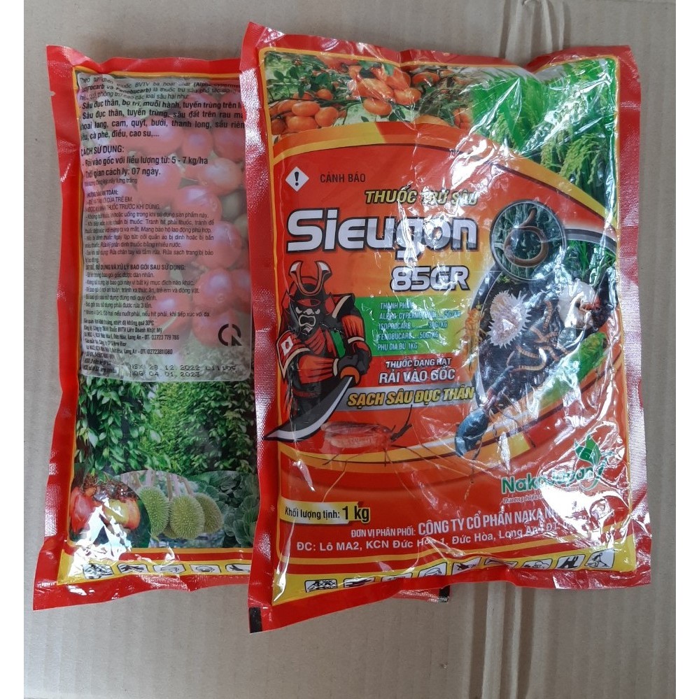 Trừ đuông dừa, bọ khoai, tuyến trùng SIEUGON 85GR dạng rãi gói 1kg