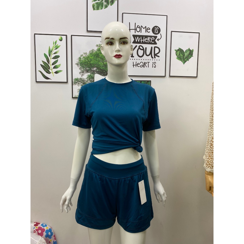 ĐỒ TẬP GYM YOGA ÁO THUN QUẦN ĐÙI MẪU MỚI 112